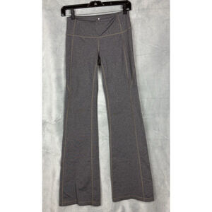 Athleta Flare Yoga Pants Gray Womens Small Nylon Blend Style #903795